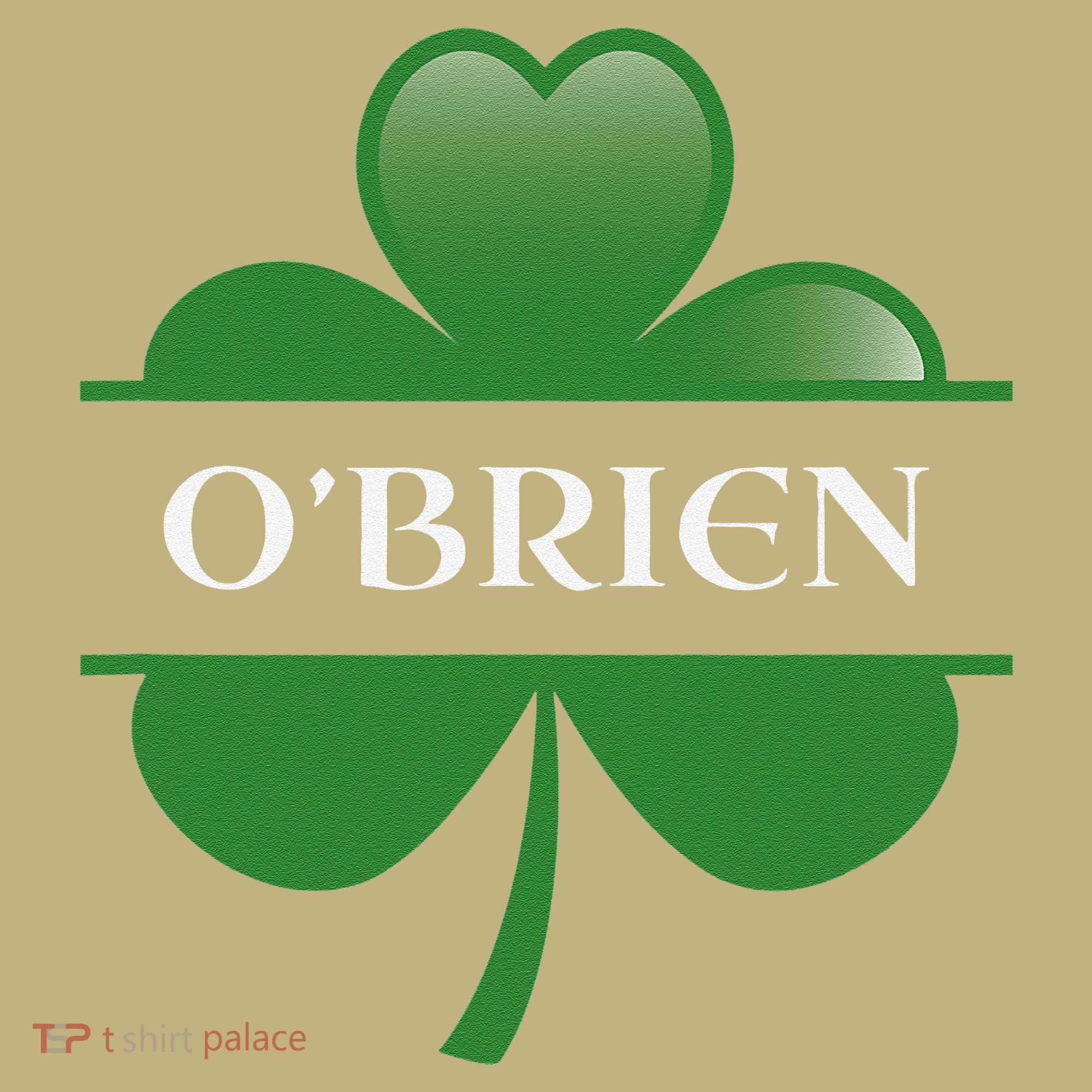 O'Brien Irish Shamrock Lucky St Patricks Day Gift Mousepad