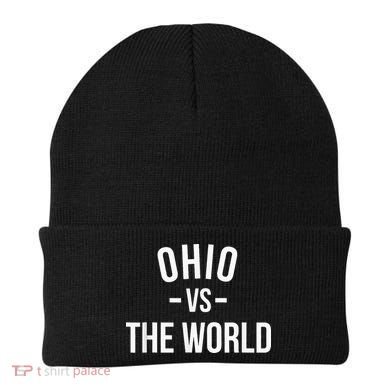 Ohio Is Taking Over The World Meme Ohio Vs The World Beanie