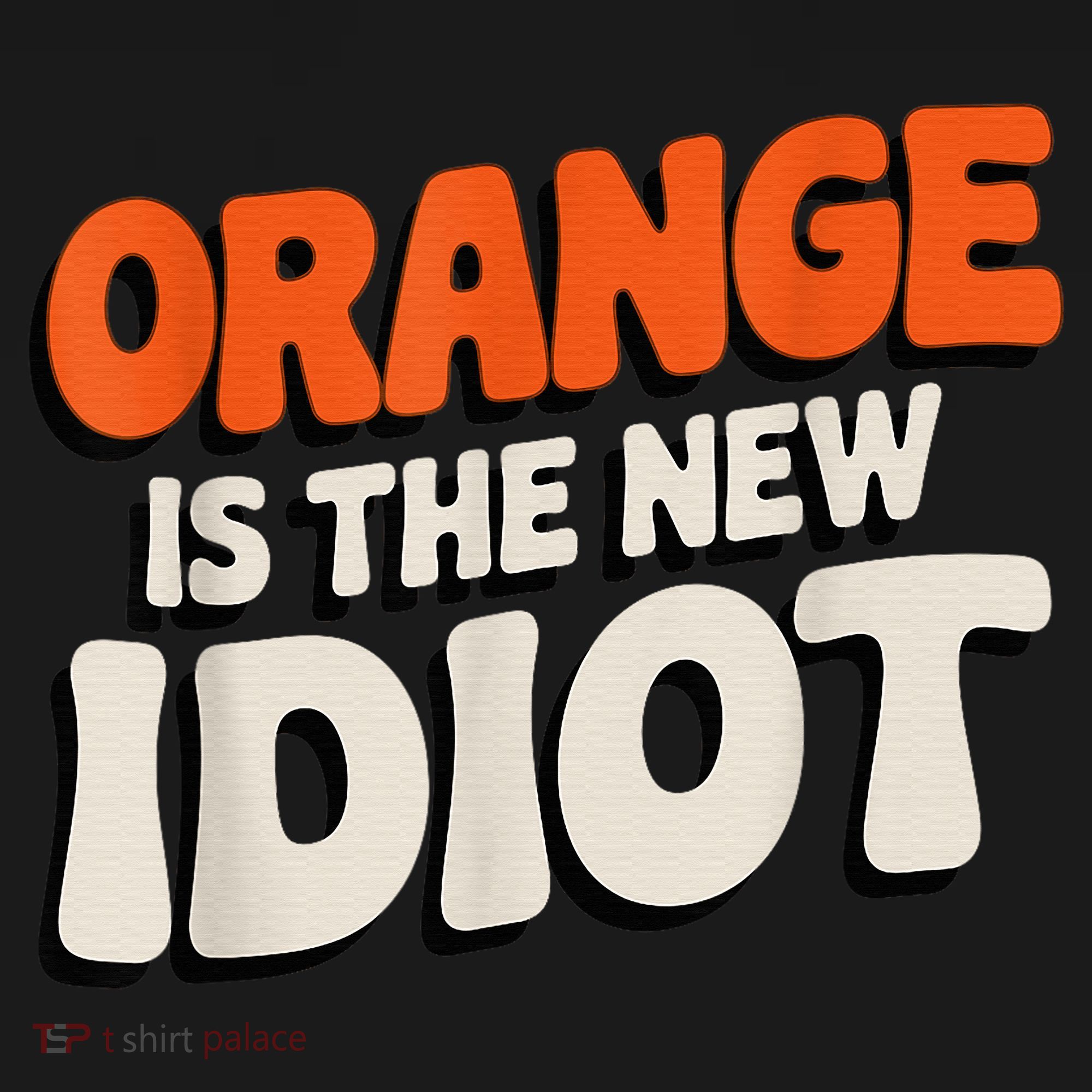 Orange Is The New Idiot Doggie Tank