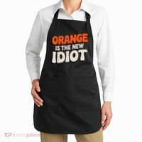 Orange Is The New Idiot Apron thumb 2