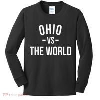 Ohio Is Taking Over The World Meme Ohio Vs The World Kids Long Sleeve Shirt thumb 0