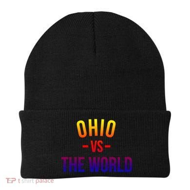 Ohio Is Taking Over The World Meme Cool Gift Ohio Vs The World Gift Beanie