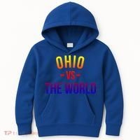 Ohio Is Taking Over The World Meme Cool Gift Ohio Vs The World Gift Kids Hoodie thumb 0