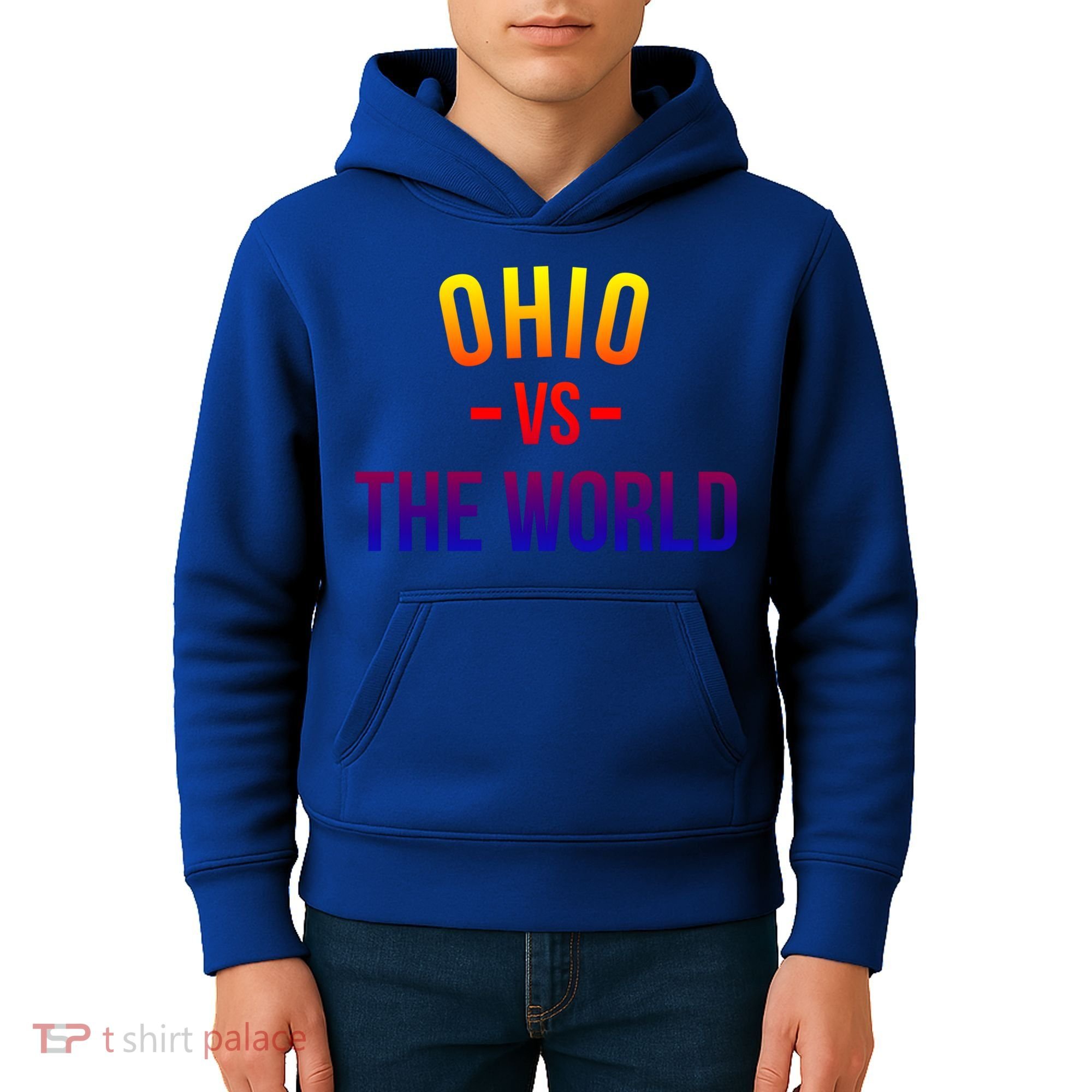 Ohio Is Taking Over The World Meme Cool Gift Ohio Vs The World Gift Kids Hoodie