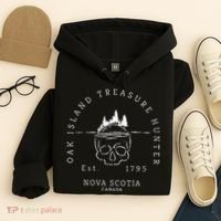 Oak Island Treasure Hunter Skull Gift Hoodie thumb 4