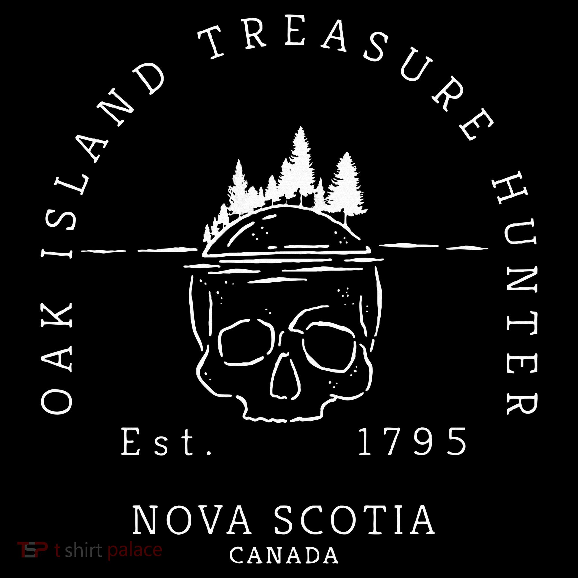 Oak Island Treasure Hunter Skull Gift Sweatshirt