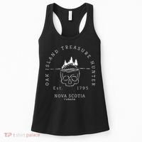 Oak Island Treasure Hunter Skull Gift Women's Tank Top thumb 0