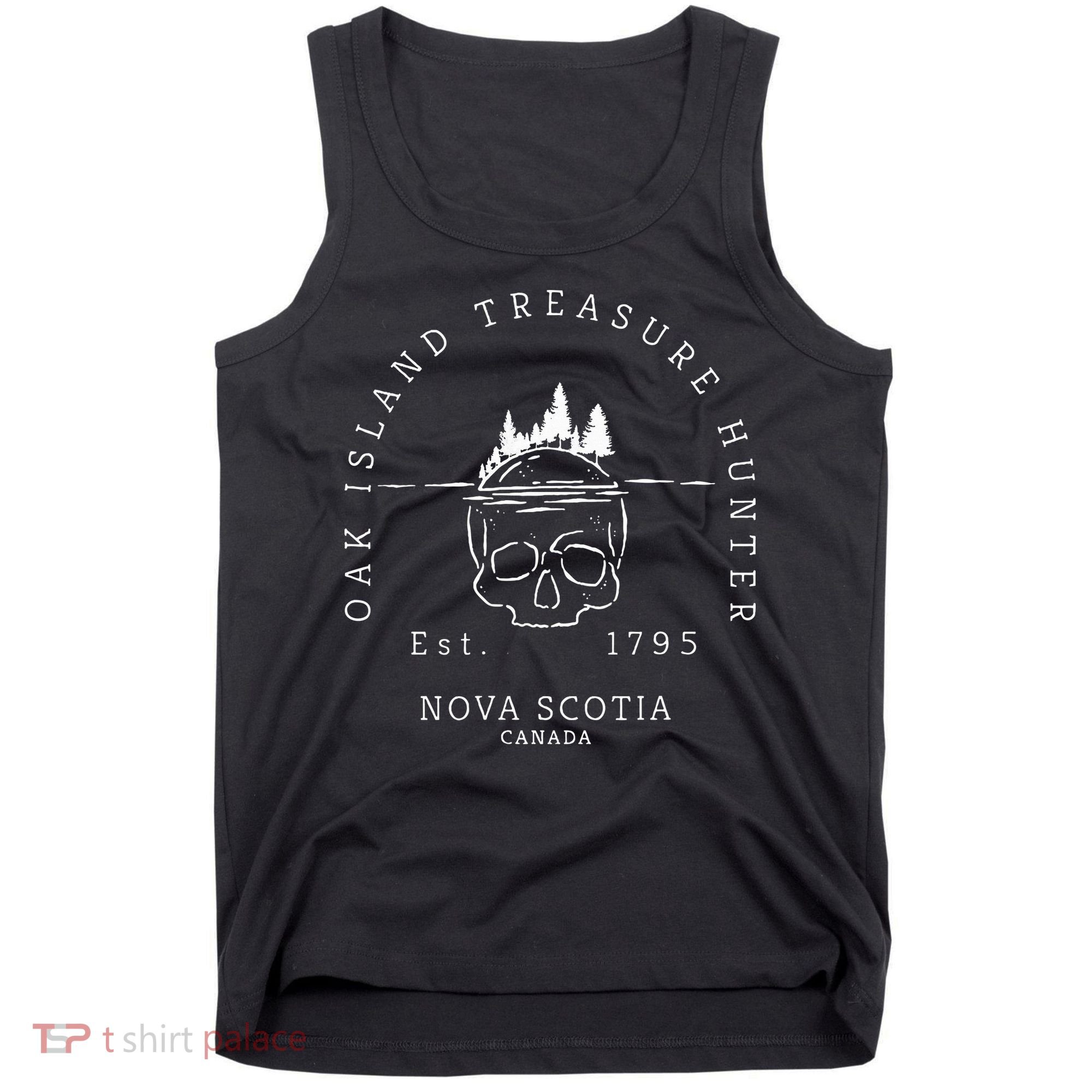 Oak Island Treasure Hunter Skull Gift Tank Top