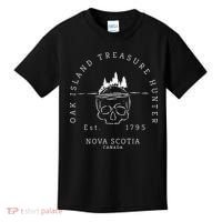 Oak Island Treasure Hunter Skull Gift Kids T-Shirt thumb 0