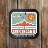 Oak Island Treasure Hunting Supply Coaster thumb 0