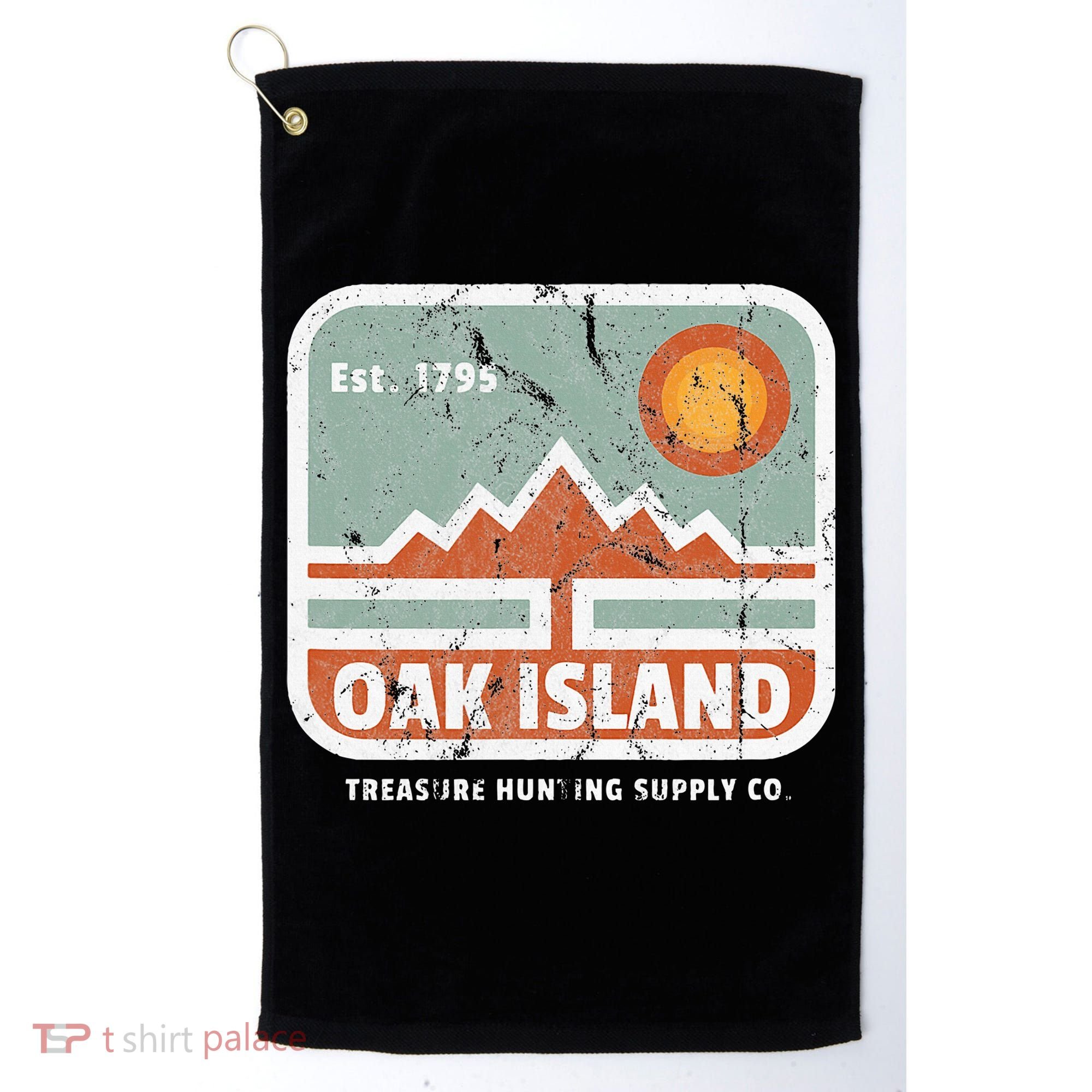 Oak Island Treasure Hunting Supply Golf Towel