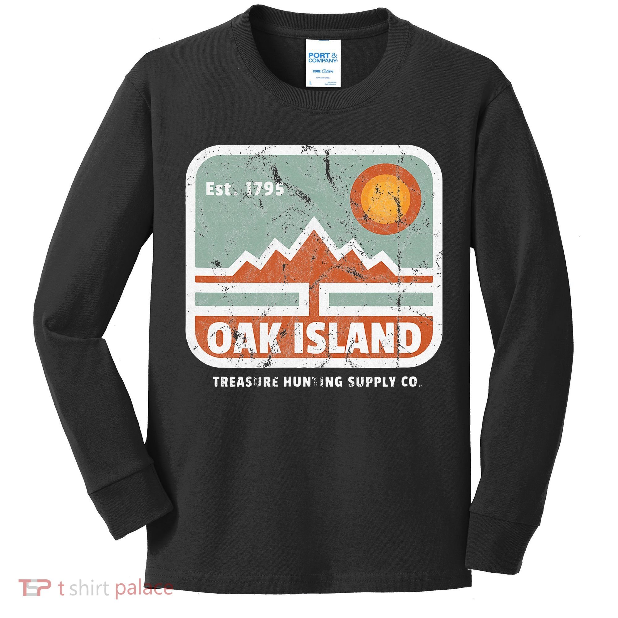 Oak Island Treasure Hunting Supply Kids Long Sleeve Shirt