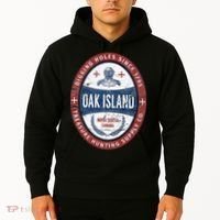 Oak Island Treasure Hunting Retro Templar Knight Treasure Gi Hoodie thumb 2