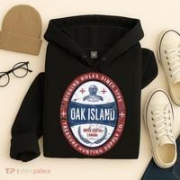 Oak Island Treasure Hunting Retro Templar Knight Treasure Gi Hoodie thumb 4