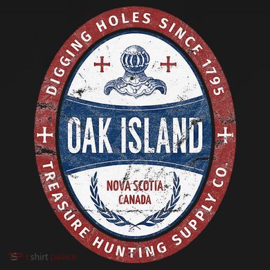 Oak Island Treasure Hunting Retro Templar Knight Treasure Gi Sustainable Bucket Hat