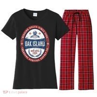 Oak Island Treasure Hunting Retro Templar Knight Treasure Gi Women's Flannel Pajama Set thumb 0