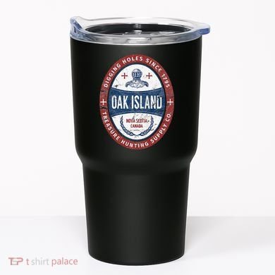 Oak Island Treasure Hunting Retro Templar Knight Treasure Gi Tumbler