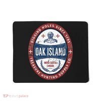 Oak Island Treasure Hunting Retro Templar Knight Treasure Gi Mousepad thumb 0
