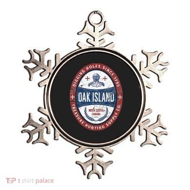 Oak Island Treasure Hunting Retro Templar Knight Treasure Gi Ornament