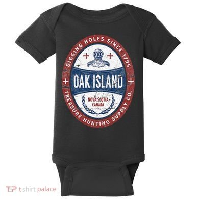 Oak Island Treasure Hunting Retro Templar Knight Treasure Gi Baby Bodysuit