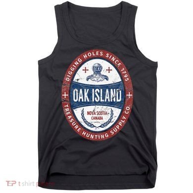 Oak Island Treasure Hunting Retro Templar Knight Treasure Gi Tank Top