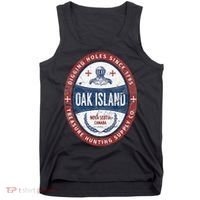 Oak Island Treasure Hunting Retro Templar Knight Treasure Gi Tank Top thumb 0