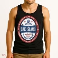 Oak Island Treasure Hunting Retro Templar Knight Treasure Gi Tank Top thumb 3