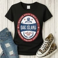 Oak Island Treasure Hunting Retro Templar Knight Treasure Gi Women's T-Shirt thumb 3
