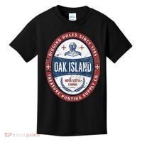 Oak Island Treasure Hunting Retro Templar Knight Treasure Gi Kids T-Shirt thumb 0