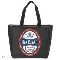 Oak Island Treasure Hunting Retro Templar Knight Treasure Gi Tote Bag thumb 0