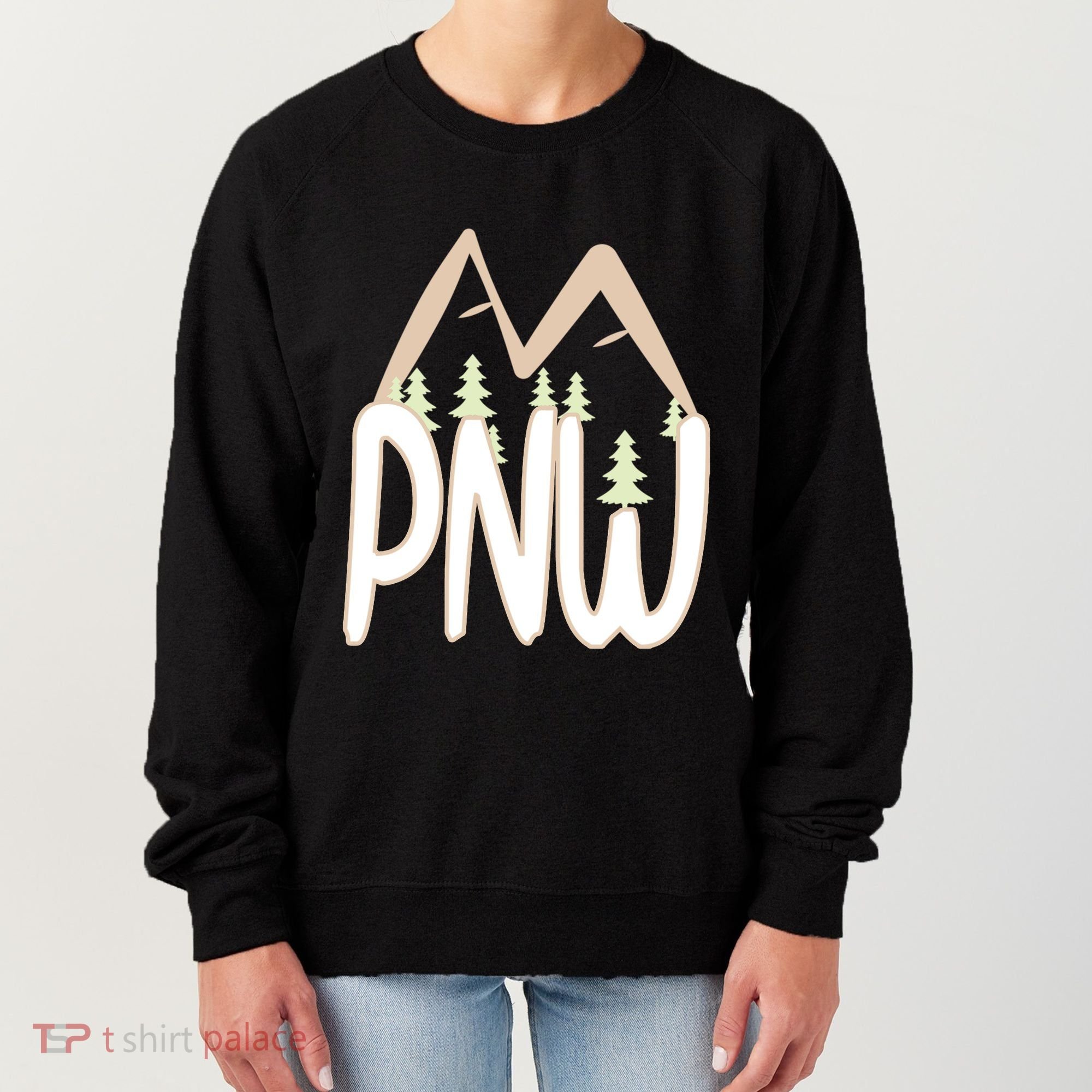 Oregon Idaho Washington Pacific Northwest Pnw Gift Women's Sweatshirt