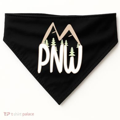 Oregon Idaho Washington Pacific Northwest Pnw Gift USA-Made Doggie Bandana