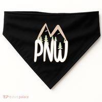 Oregon Idaho Washington Pacific Northwest Pnw Gift USA-Made Doggie Bandana thumb 0
