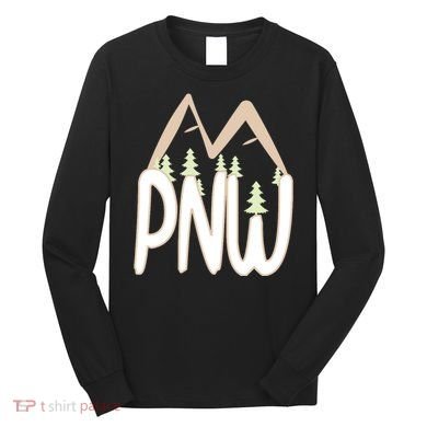 Oregon Idaho Washington Pacific Northwest Pnw Gift Long Sleeve Shirt