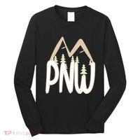 Oregon Idaho Washington Pacific Northwest Pnw Gift Long Sleeve Shirt thumb 0
