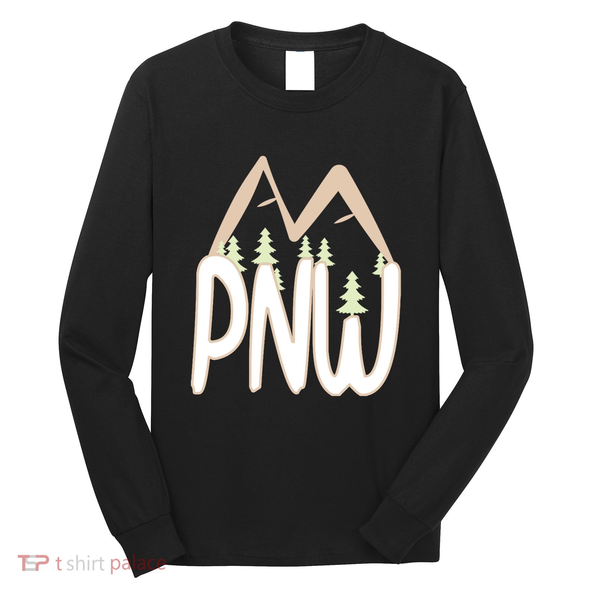 Oregon Idaho Washington Pacific Northwest Pnw Gift Long Sleeve Shirt