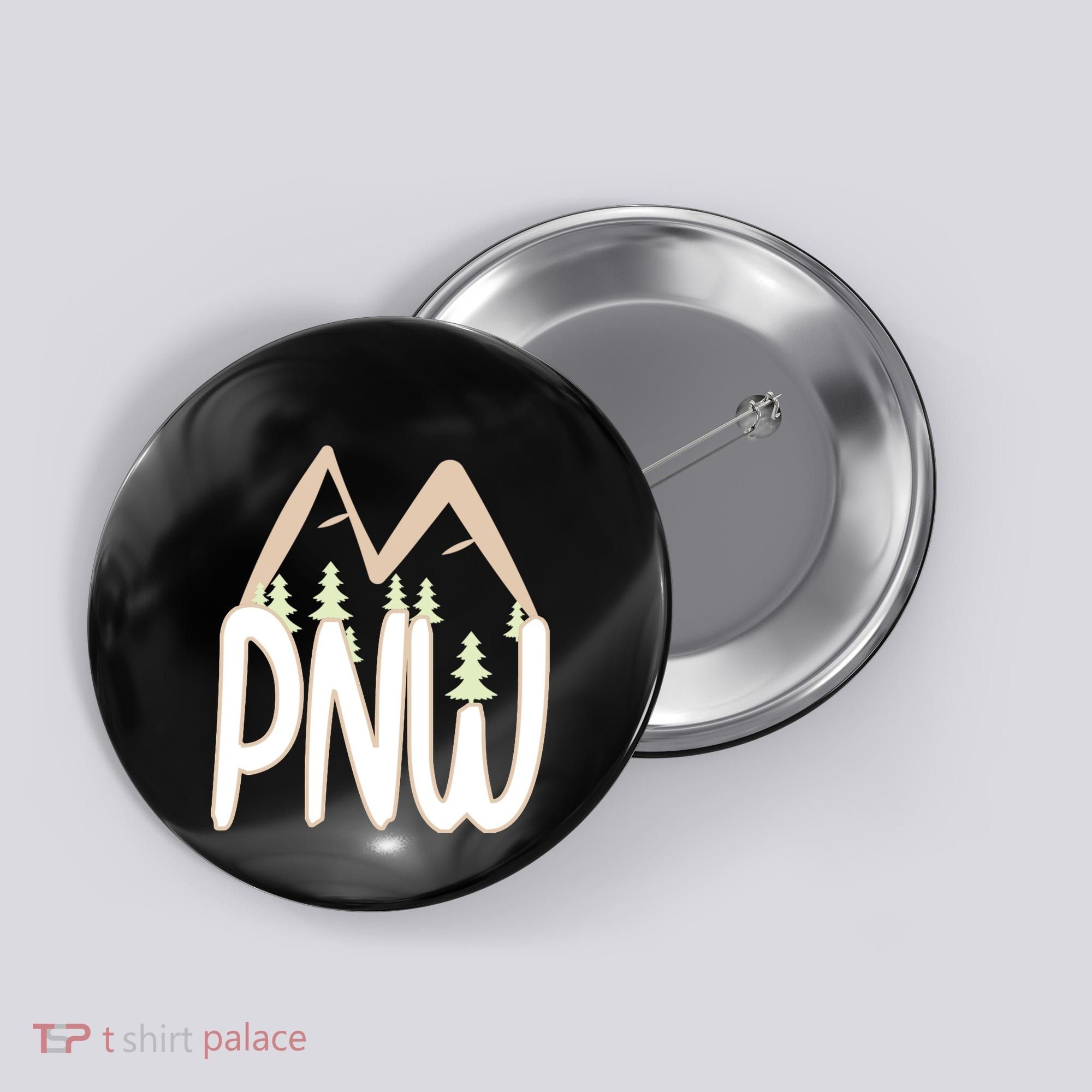 Oregon Idaho Washington Pacific Northwest Pnw Gift Button