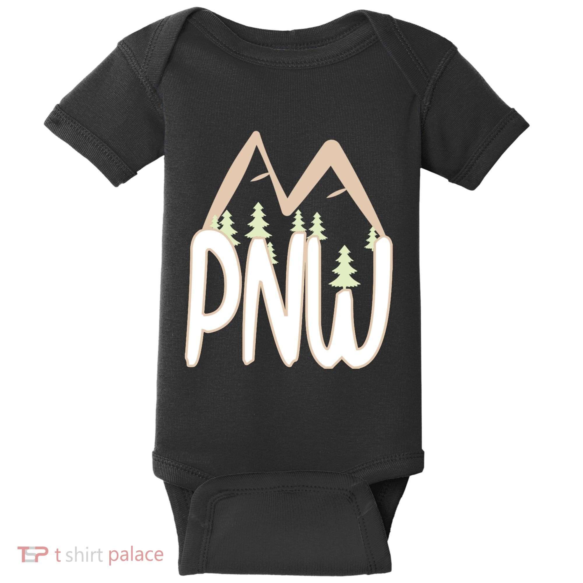 Oregon Idaho Washington Pacific Northwest Pnw Gift Baby Bodysuit