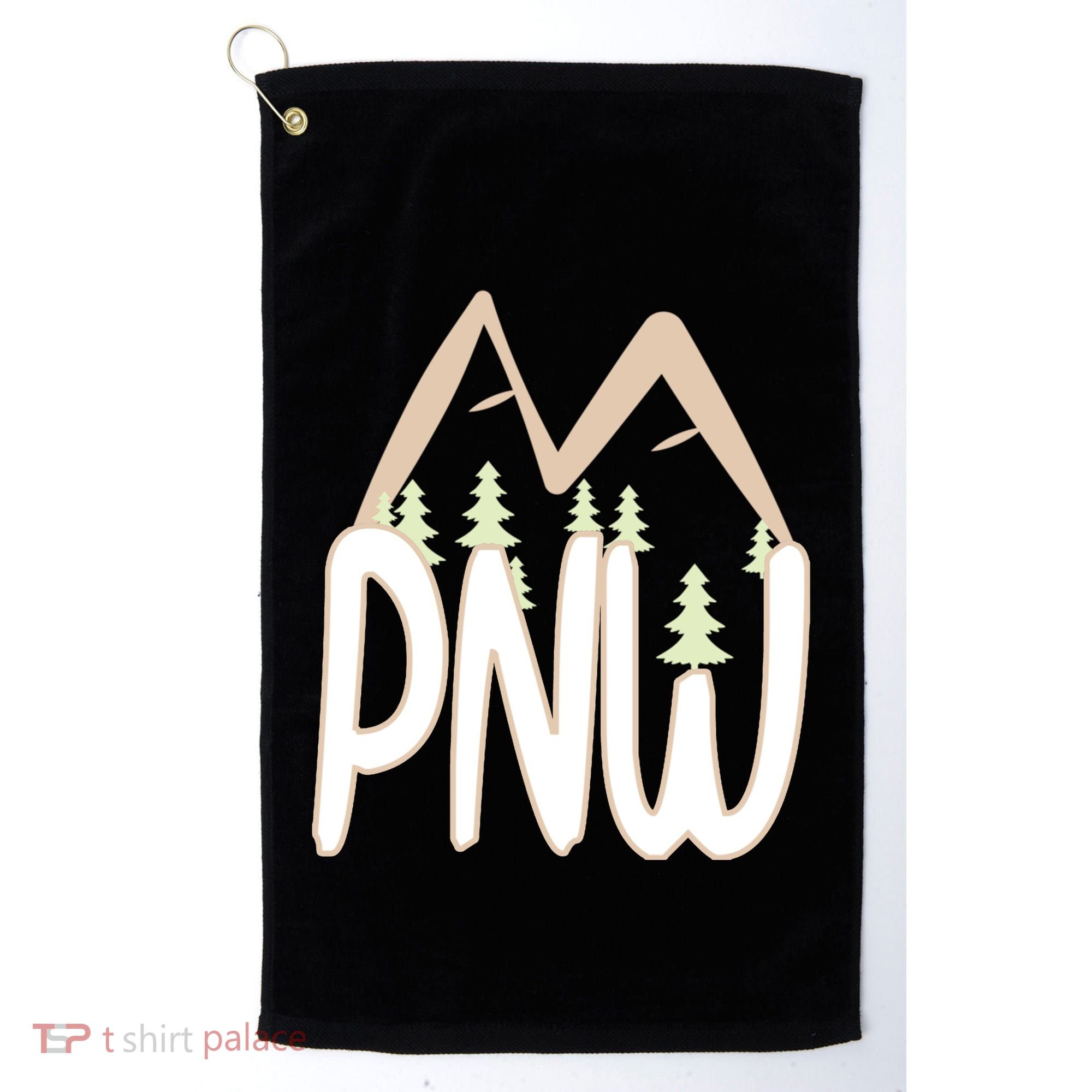 Oregon Idaho Washington Pacific Northwest Pnw Gift Golf Towel