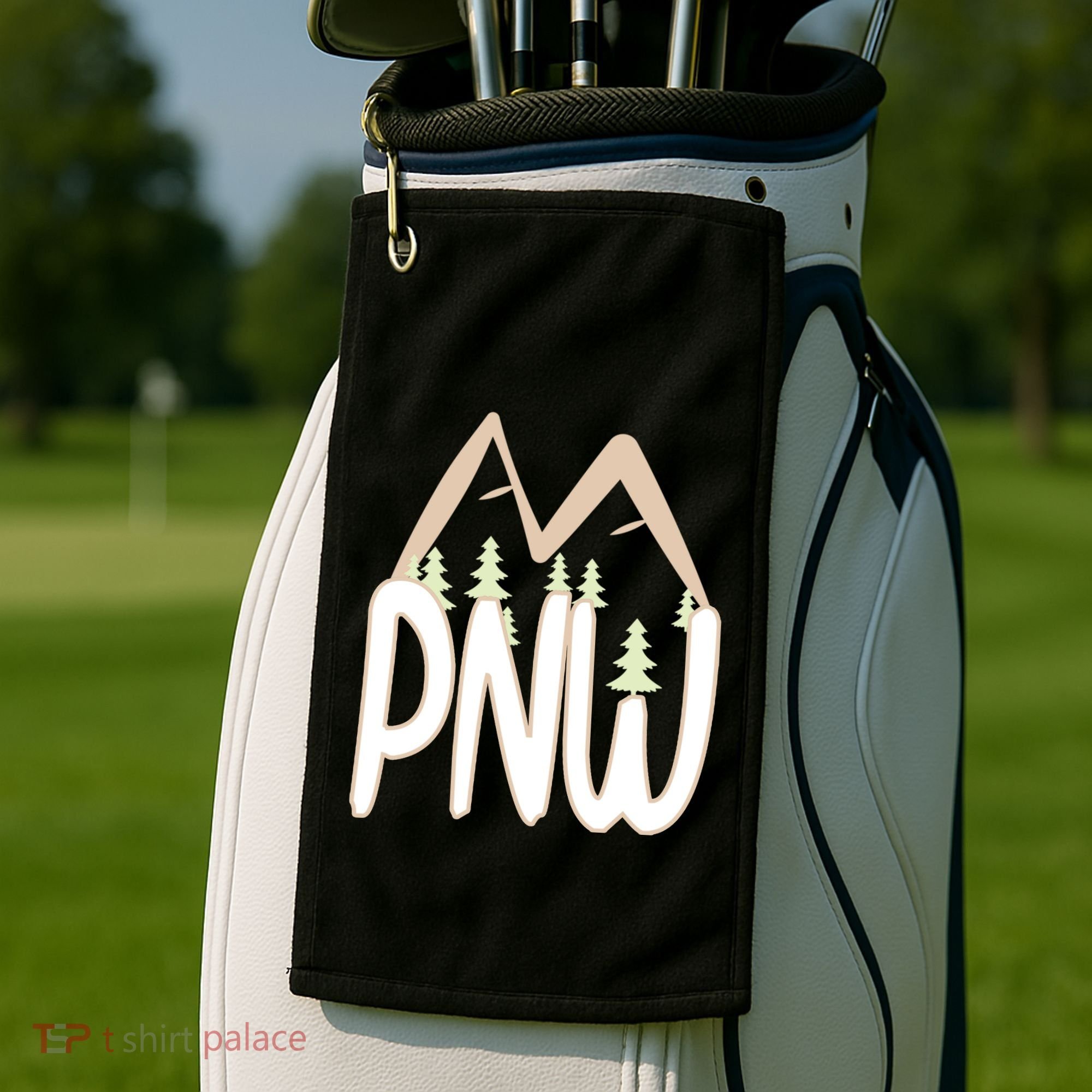 Oregon Idaho Washington Pacific Northwest Pnw Gift Golf Towel