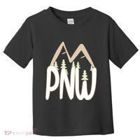 Oregon Idaho Washington Pacific Northwest Pnw Gift Toddler T-Shirt thumb 0