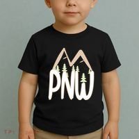 Oregon Idaho Washington Pacific Northwest Pnw Gift Toddler T-Shirt thumb 2