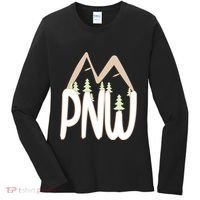 Oregon Idaho Washington Pacific Northwest Pnw Gift Women's Long Sleeve Shirt thumb 0