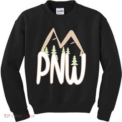 Oregon Idaho Washington Pacific Northwest Pnw Gift Kids Sweatshirt