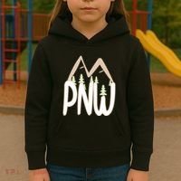 Oregon Idaho Washington Pacific Northwest Pnw Gift Kids Hoodie thumb 3