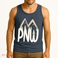 Oregon Idaho Washington Pacific Northwest Pnw Gift Tank Top thumb 3