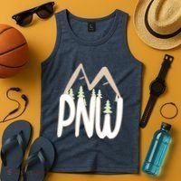 Oregon Idaho Washington Pacific Northwest Pnw Gift Tank Top thumb 4