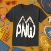 Oregon Idaho Washington Pacific Northwest Pnw Gift Kids T-Shirt thumb 3