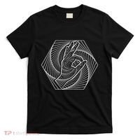 Optical Illusion You Looked Punch Shoulder Circle Game T-Shirt thumb 0