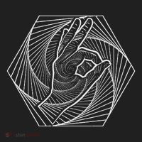 Optical Illusion You Looked Punch Shoulder Circle Game Beanie thumb 2